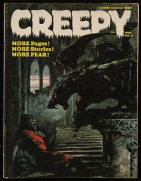 3b0212 CREEPY #6 magazine 1965 wonderful cover art by Frank Frazetta + other great artists inside!