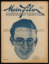 3b0214 MEIN FILM Austrian magazine 1927 Buster Keaton in The General, Harold Lloyd, Charlie Chaplin