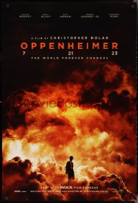 3b1718 OPPENHEIMER teaser DS 1sh 2023 Christopher Nolan WWII atomic bomb biopic, Cilian Murphy!