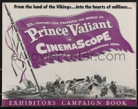 3b0131 PRINCE VALIANT pressbook 1954 Robert Wagner, Janet Leigh, from the land of the Vikings!