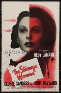 3b0146 STRANGE WOMAN pressbook 1946 directed by Edgar Ulmer, Hedy Lamarr, Ben Ames Williams, rare!