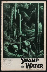 3b0147 SWAMP WATER pressbook 1941 Jean Renoir, art of sinister mysterious swamp, ultra rare!
