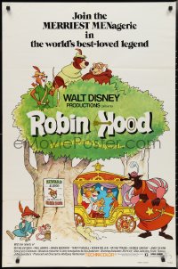 3b0350 ROBIN HOOD 1sh 1973 Walt Disney's cartoon version, the way it REALLY happened!