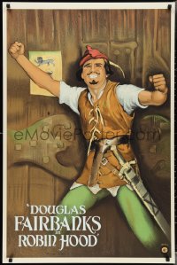 3b1240 ROBIN HOOD S2 poster 2001 cool art of Douglas Fairbanks as Robin Hood!