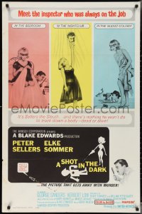 3b1740 SHOT IN THE DARK 1sh 1964 Blake Edwards, Peter Sellers, sexy Elke Sommer, Pink Panther!