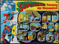 3b1353 SUPERMAN 24x31 German special poster 2013 Superman's Fortress of Solitude!