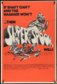 3b0366 SUPER SPOOK 1sh 1974 blaxploitation, if Shaft can't and The Hammer won't then Jackson will!