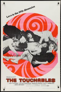 3b0378 TOUCHABLES 1sh 1968 Judy Huxtable in five-way love, psychedelic love in the fifth dimension!