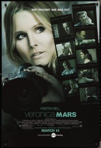 3b1769 VERONICA MARS advance DS 1sh 2014 close-up of sexy Kristen Bell in title role!
