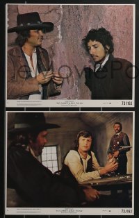 3b1090 PAT GARRETT & BILLY THE KID 8 8x10 mini LCs 1973 Bob Dylan, Coburn, Kristofferson, Peckinpah!