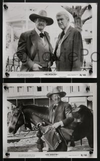 3b1091 SHOOTIST 8 8x10 stills 1976 great different images of John Wayne & James Stewart!