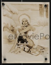 3b1113 SUSAN FLEMING 3 from 6.5x8.75 to 8x10 stills 1930s full-length portraits in feathered outfit!
