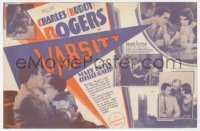 3b0736 VARSITY herald 1928 Charles Buddy Rogers, Mary Brian & Chester Conklin, ultra rare!