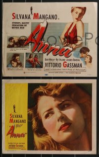 3b0631 ANNA 8 LCs 1953 Silvana Mangano, a prostitute/singer turned nun & nurse!