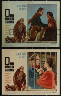 3b0670 ONE EYED JACKS 4 LCs 1961 great images of star & director Marlon Brando!