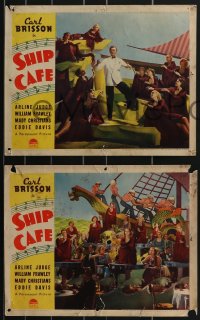 3b0671 SHIP CAFE 4 LCs 1935 Carl Brisson was a sailor bold with a voice of gold!