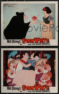 3b0657 SNOW WHITE & THE SEVEN DWARFS 7 LCs R1958 Walt Disney animated cartoon fantasy classic!
