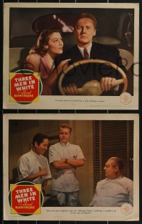 3b0661 THREE MEN IN WHITE 6 LCs 1944 Van Johnson can't keep sexy Ava Gardner but wants to help her!
