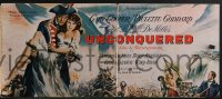 3b0156 UNCONQUERED pressbook 1947 Gary Cooper & Paulette Goddard, Cecil B. DeMille, very rare!