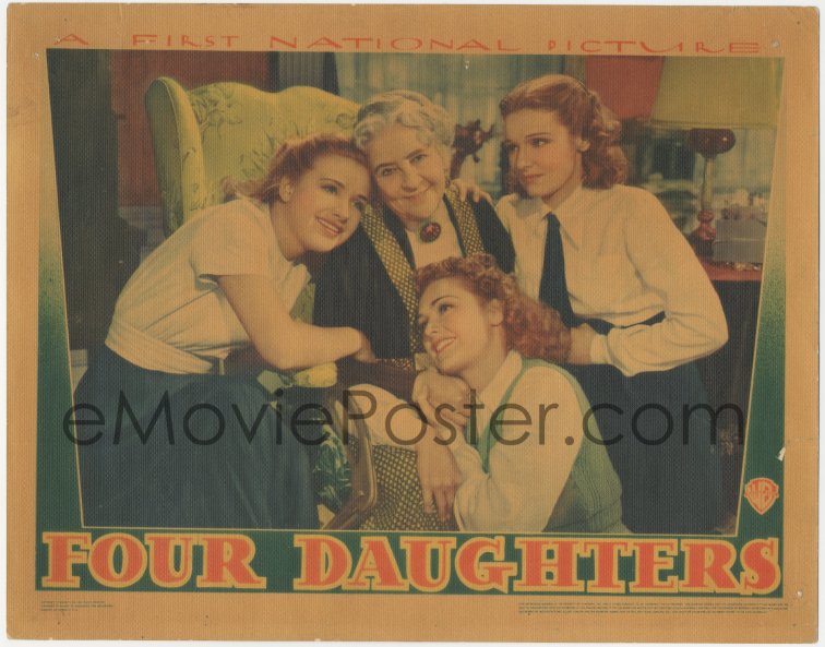 eMoviePoster.com: 3b0483 FOUR DAUGHTERS LC 1938 mom May Robson with ...