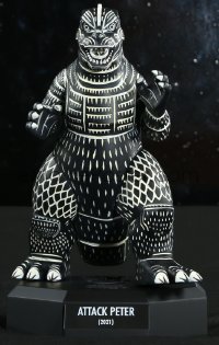 3c0003 GODZILLA Attack Peter collector's model 2021 Mondo, Godzilla Museum, Attack Peter!