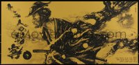 3c1461 13 ASSASSINS #1/120 17x36 art print 2012 Mondo, art by Vania Zouravliov, gold edition!