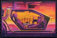 3c0132 BACK TO THE FUTURE #7/200 24x36 art print 2018 Mondo, DKNG, foil variant, edition!