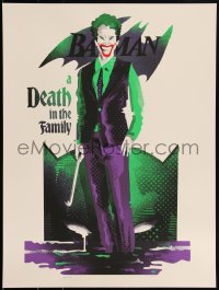 3c1597 BATMAN #3/13518x24 art print 2014 Mondo, Death in the Family, regular edition!