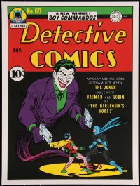 3c1602 BATMAN #3/225 18x24 art print 2019 Mondo, Jerry Robinson art, Detective Comics 69!