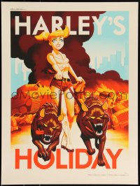 3c1659 BATMAN: THE ANIMATED SERIES #4/275 18x24 art print 2020 Mondo, Harley's Holiday, regular ed.!