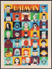 3c1621 BATMAN: THE ANIMATED SERIES #2/225 18x24 art print 2016 Mondo, art by Dave Perillo, first ed.!