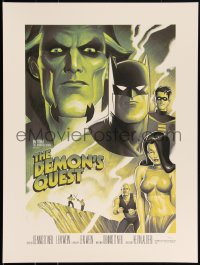 3c1637 BATMAN: THE ANIMATED SERIES #3/150 18x24 art print 2018 Mondo, Demon's Quest, variant edition!