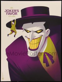 3c1619 BATMAN: THE ANIMATED SERIES #2/175 18x24 art print 2014 Mondo, Joker's Favor, regular ed.!
