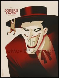 3c1613 BATMAN: THE ANIMATED SERIES #2/100 18x24 art print 2014 Mondo, Joker's Favor, variant ed.!