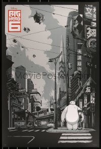 3c0200 BIG HERO 6 #3/200 24x36 art print 2017 Mondo, Ken Taylor, variant edition!