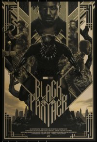 3c0227 BLACK PANTHER #4/925 24x36 art print 2018 Mondo, art by Matt Taylor, regular edition!