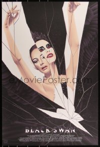 3c0230 BLACK SWAN #10/225 24x36 art print 2018 Mondo, Jack Hughes art of Portman, first edition!