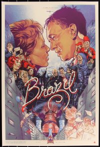 3c0248 BRAZIL #4/375 24x36 art print 2012 Mondo, art by Martin Ansin, reg edition!