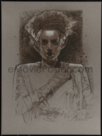 3c1693 BRIDE OF FRANKENSTEIN #3/150 18x24 art print 2017 Mondo, art of Lanchester by Drew Struzan!