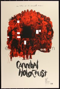 3c0270 CANNIBAL HOLOCAUST #2/250 24x36 art print 2015 Mondo, horror art by Jock, regular edition!