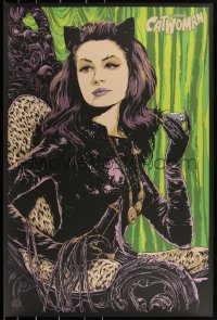 3c0174 BATMAN signed #2/125 24x36 art print 2014 sexy Julie Newmar as Catwoman, Ken Taylor, variant!