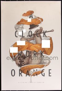 3c0308 CLOCKWORK ORANGE #3/175 24x36 art print 2020 Mondo, Wylie Beckert, regular edition!