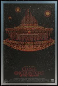 3c0315 CLOSE ENCOUNTERS OF THE THIRD KIND signed #89/100 24x36 art print 2011 by Slater, red ed.!