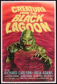 3c0343 CREATURE FROM THE BLACK LAGOON #8/150 24x36 art print 2019 Mondo, Jason Edmiston, variant ed.!