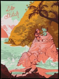 3c1960 LILO & STITCH #3/325 18x24 art print 2017 Mondo, Hawaiian art by Rosemary Valero-O'Connell!