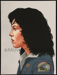 3c2414 MIKE MITCHELL artist signed #4/50 12x16 art print 2013 Mondo, Sigourney Weaver as Ripley!