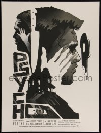 3c2062 PSYCHO #3/125 18x24 art print 2012 Mondo, art by We Buy Your Kids, first edition!