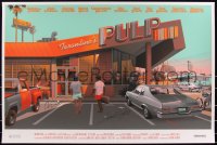 3c0997 PULP FICTION signed #4/75 24x36 art print 2014 by Tarantino, Jackson & Roth, Durieux, variant!
