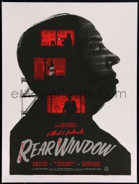 3c2082 REAR WINDOW #4/125 18x24 art print 2019 Mondo, Pullin art of cast, Hitchcock, variant edition!