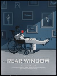 3c2083 REAR WINDOW #4/225 18x24 art print 2018 Mondo, Jimmy Stewart in cast by Stephan Schmitz!